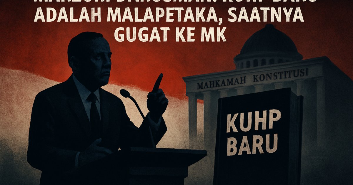 Ilustrasi penolakan KUHP baru