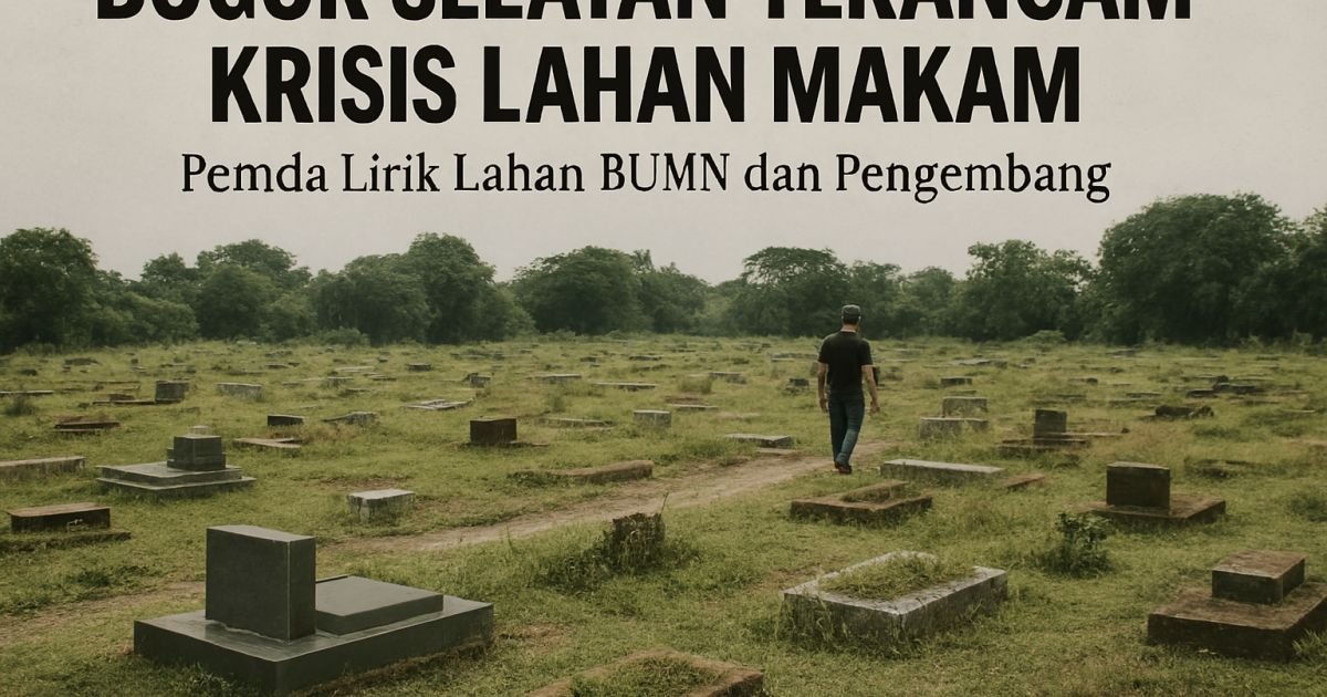 Ilustrasi krisis lahan makam di Kab.Bogor