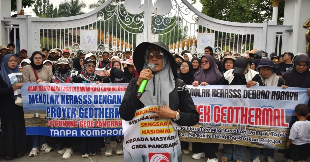 Perempuan Gunung Gede Lawan Panas Bumi, Menolak Geothermal Demi Air dan Hidup