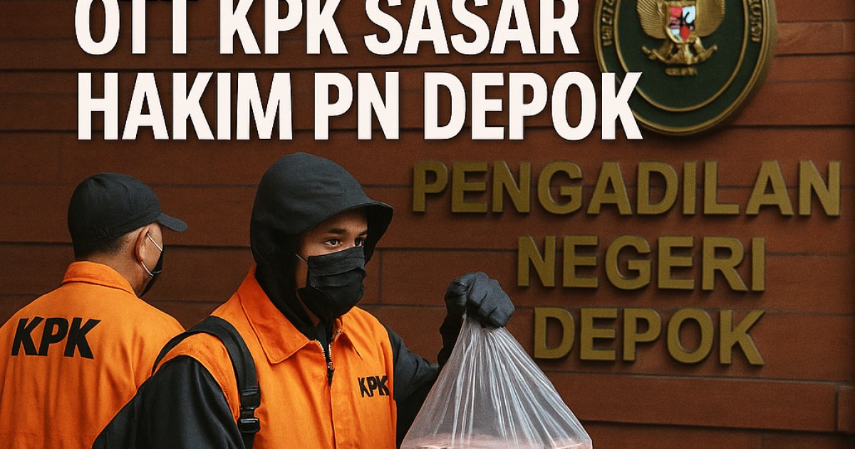 KPK Bongkar Praktik Korupsi di Pengadilan Depok, Tiga Pejabat Diamankan