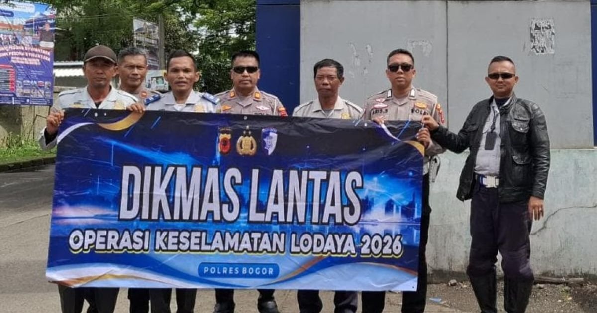 Dishub dan Polres Bogor Edukasi Pengendara di Operasi Keselamatan Lodaya 2026, Jalur Leuwiliang Jadi Sasaran