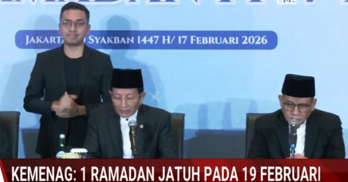 Sidang Isbat Putuskan: Ramadhan 1447 H Jatuh Kamis 19 Februari 2026