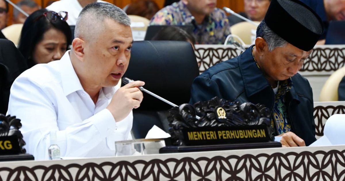 Rapat kerja bersama Kemenhub dan Komisi V DPR RI jelang persiapan Mudik 2026, di Jakarta, Rabu (11/3/2026).