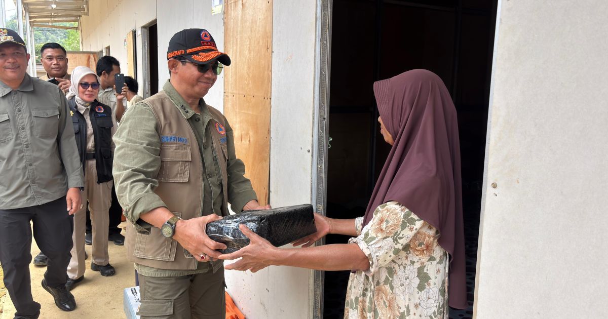 BNPB Relokasi Warga Gayo Lues, Idulfitri Lebih Khidmat Tanpa Tenda