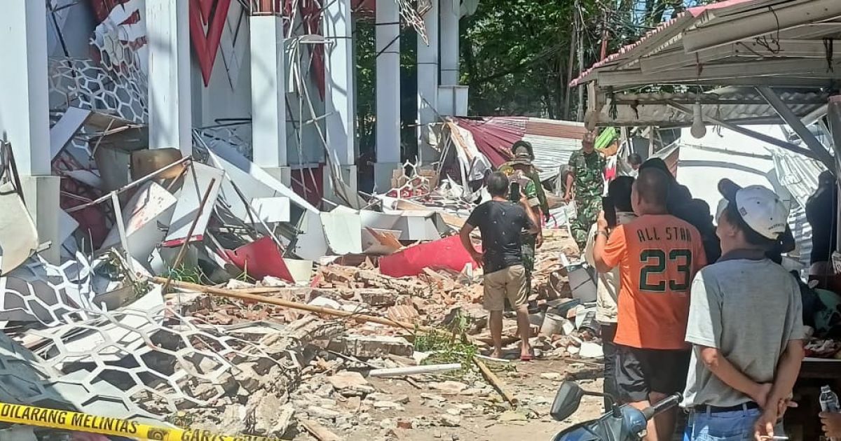 Gempa Dahsyat 7,6 SR Guncang Sulut: Laut Surut Drastis, Warga Panik
