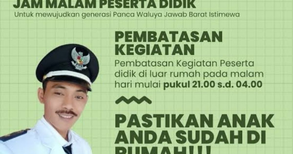Generasi Panca Waluya, Kades Pasirangin Atur Jam Malam bagi Anak Sekolah di Desanya