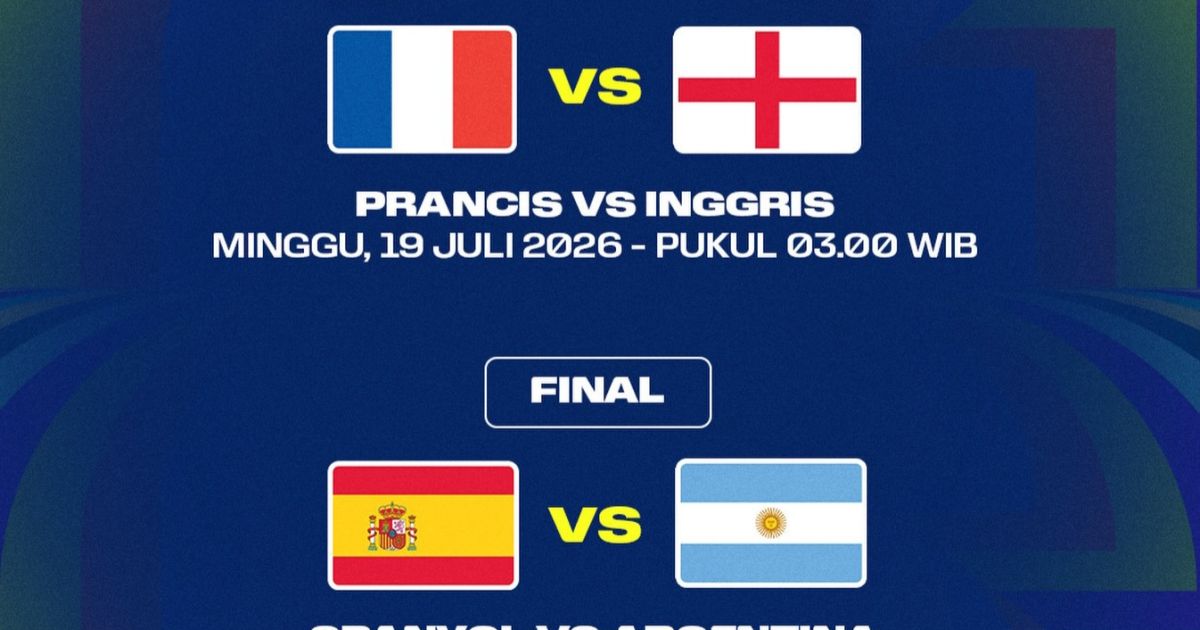 Prancis vs Inggris Panas di Perebutan Juara Tiga, Spanyol–Argentina Siap Bentrok di Final Piala Dunia 2026
