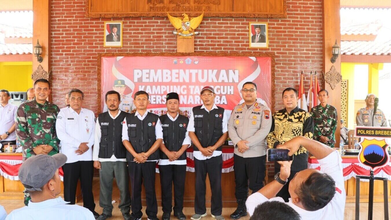 Polres Brebes Bentuk Kampung Tangguh Bersih Narkoba di Desa Buaran, Ini Tujuannya
