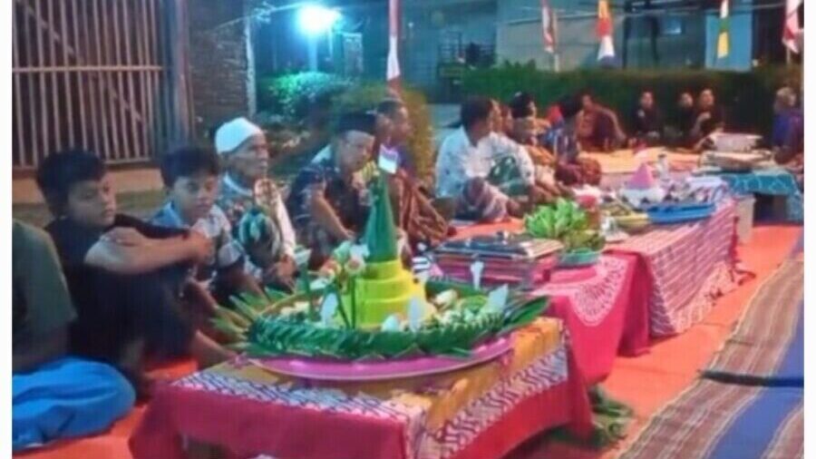 Malam 17 Agustus 2025, Warga Cinanas Brebes Gelar Tasyakuran Hingga Doa Bersama