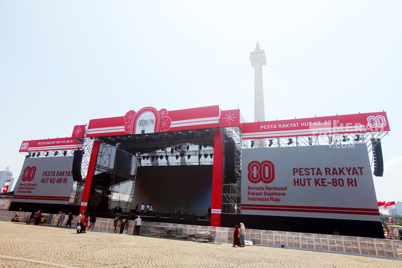 Ada Pesta Rakyat HUT ke-80 RI di Monas, Ini Jadwal dan Acaranya