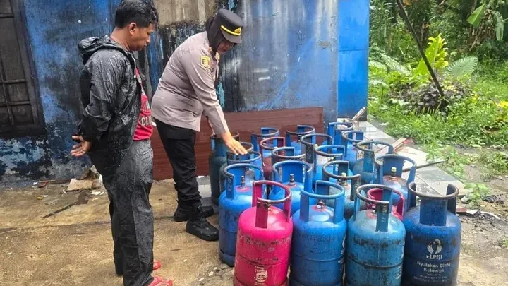 Ungkap Pengoplos Gas Elpiji Ilegal di Dramaga Bogor, Polisi Tangkap Satu Pelaku Berikut Barang Bukti