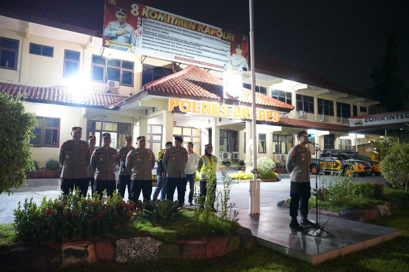 Patroli Gabungan Cipta Kondisi, Personil Polres Brebes Siaga Wilayah