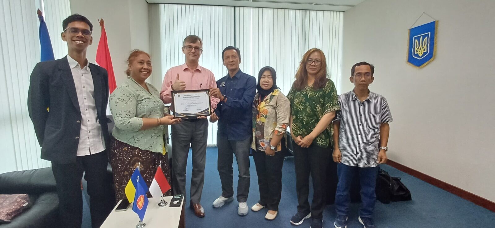 IWO Sampaikan Apresiasi Untuk Dubes Ukraina yang Akhiri Masa Tugas