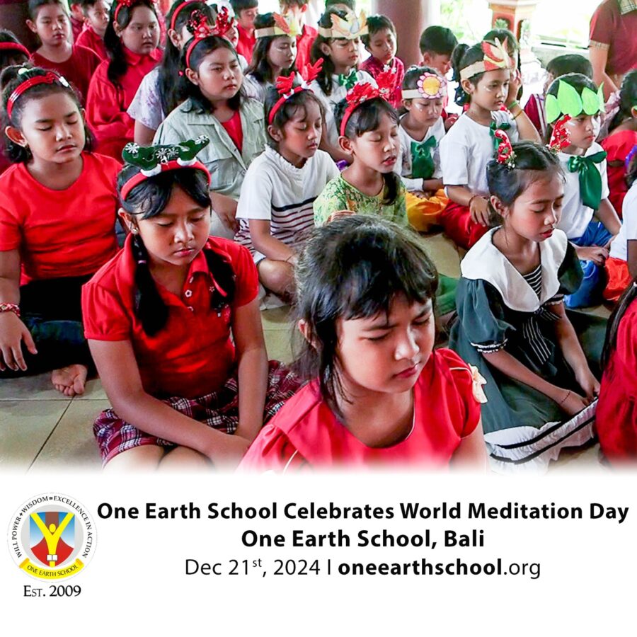 One Earth School Kuta Bali Rayakan Hari Meditasi Dunia, Ajarkan Anak Jadi Individu Penuh Kasih