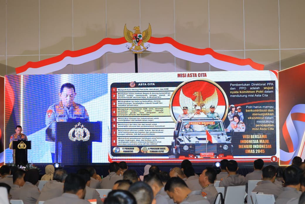 Kapolri Minta Direktorat PPA dan PPO Jadi Leader Kesetaraan Gender