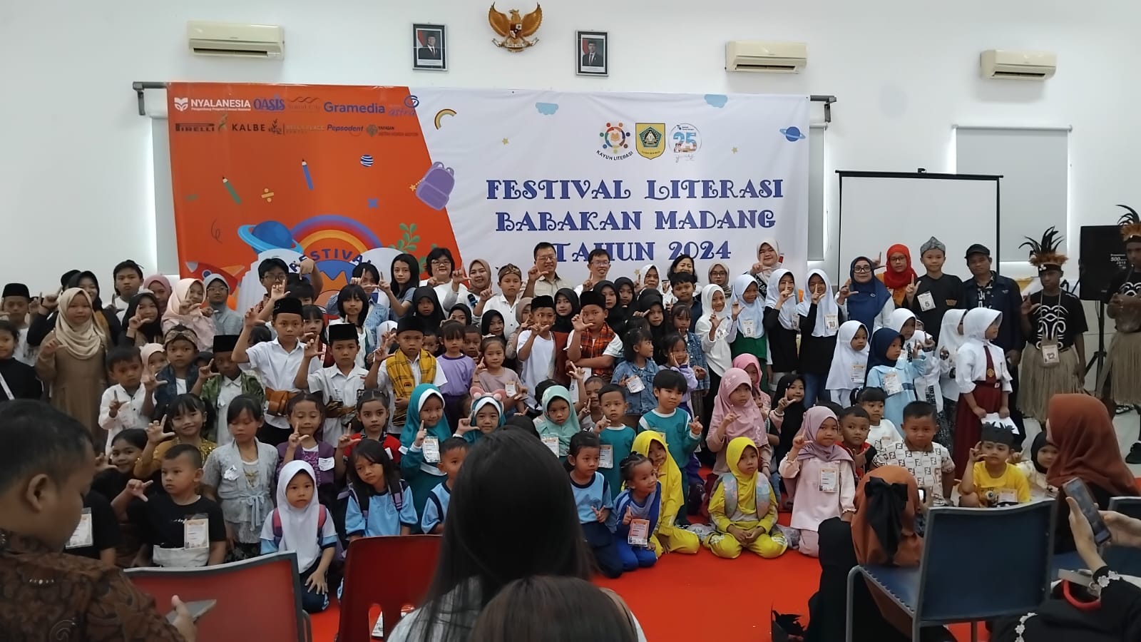 50 Sekolah Tingkat TK Hingga SMA di Babakan Madang Bogor Ikuti Perhelatan Festival Literasi