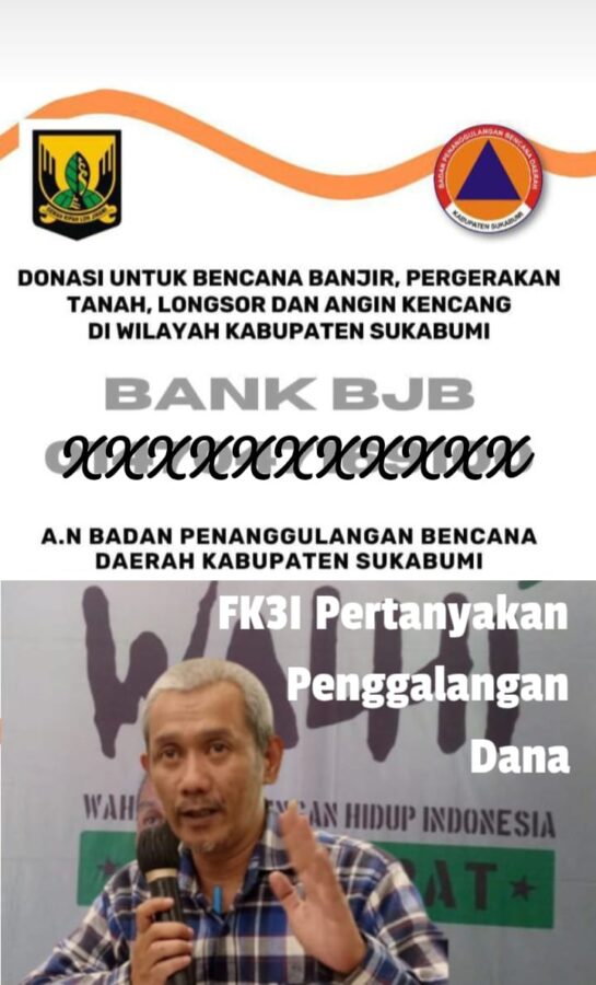 BPBD Sukabumi Galang Dana Untuk Korban Banjir Bandang, Aktivis Minta BPK Audit