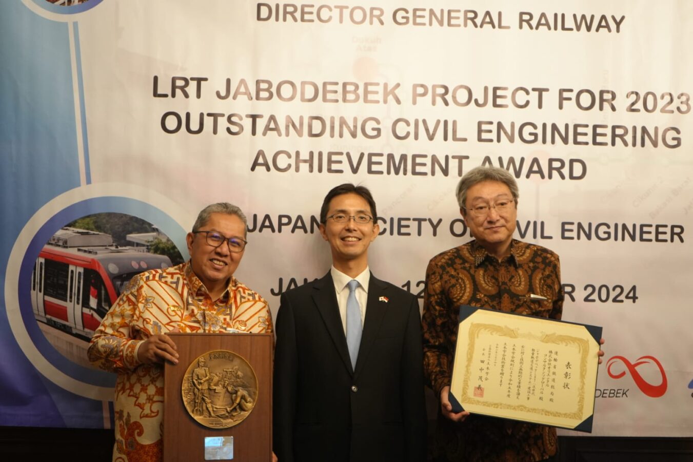 DJKA Diganjar Penghargaan Internasional Untuk Proyek LRT Jabodebek