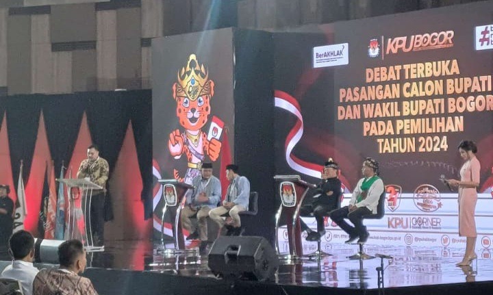KPU Kabupaten Bogor Gelar Debat Perdana Paslon Bupati dan Wakil Bupati