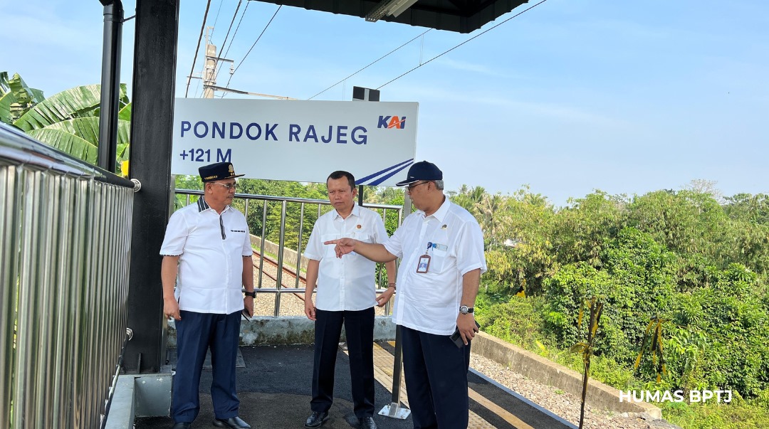 BPTJ Pastikan Ketersediaan Layanan Angkutan Lanjutan di Stasiun Pondok Rajeg
