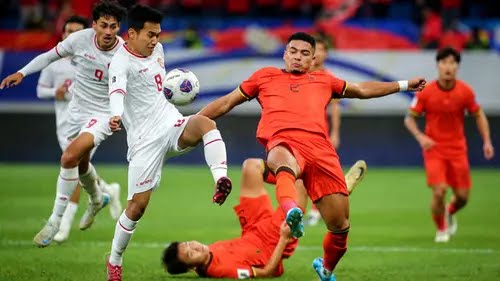 Hasil Kualifikasi Piala Dunia 2026 Zona Asia : Garuda Alami Kekalahan Perdana di Kandang Cina, Skor 2-1