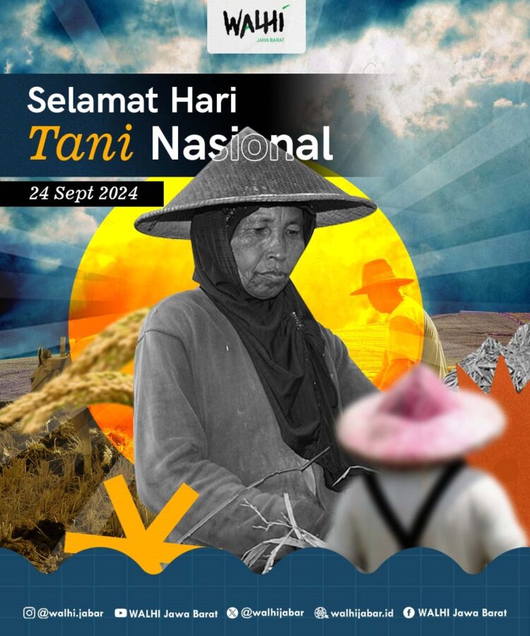 Hari Tani Nasional 2024, Walhi Serukan Momentum Sejahterakan Petani Indonesia