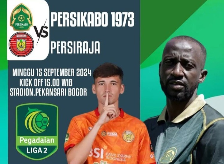 Jadwal Liga 2 2024/2025 : Persikabo 1973 Jamu Persiraja Aceh di Stadion Pakansari, Berikut Prediksinya