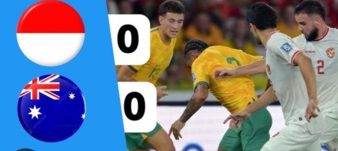 Hasil Indonesia vs Australia di Kualifikasi Piala Dunia 2026, Skor 0-0