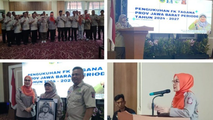 Kadinsos Jabar Kukuhkan 26 Anggota Tagana Masa Bakti 2024-2027, Ini Pesannya
