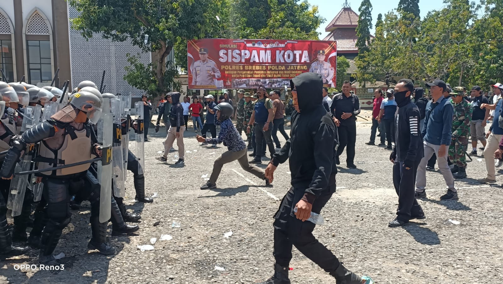 Jelang Pilkada Serentak 2024 : Polres Brebes Gelar Sispamkota, Ini Tujuannya