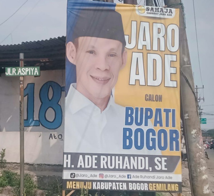 Survei Poltracking Indonesia : Elektabilitas Cabup Bogor Jaro Ade Masih Teratas 
