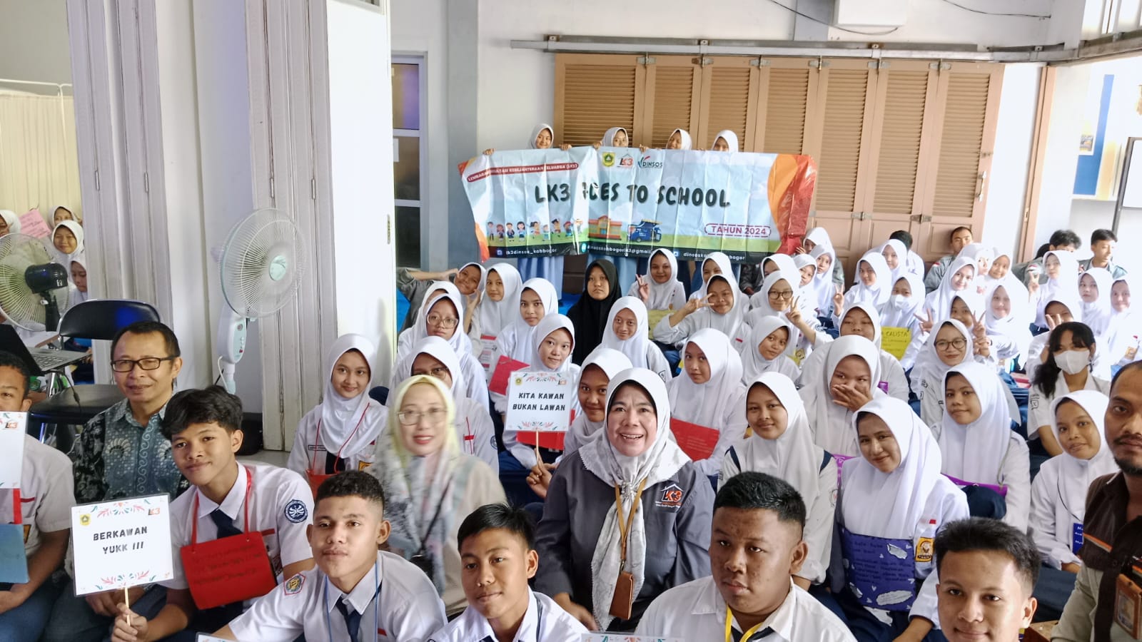 LK3 Goes To School Dinas Sosial Kabupaten Bogor Berikan Edukasi Pencegahan Bullying, Ini Tujuannya