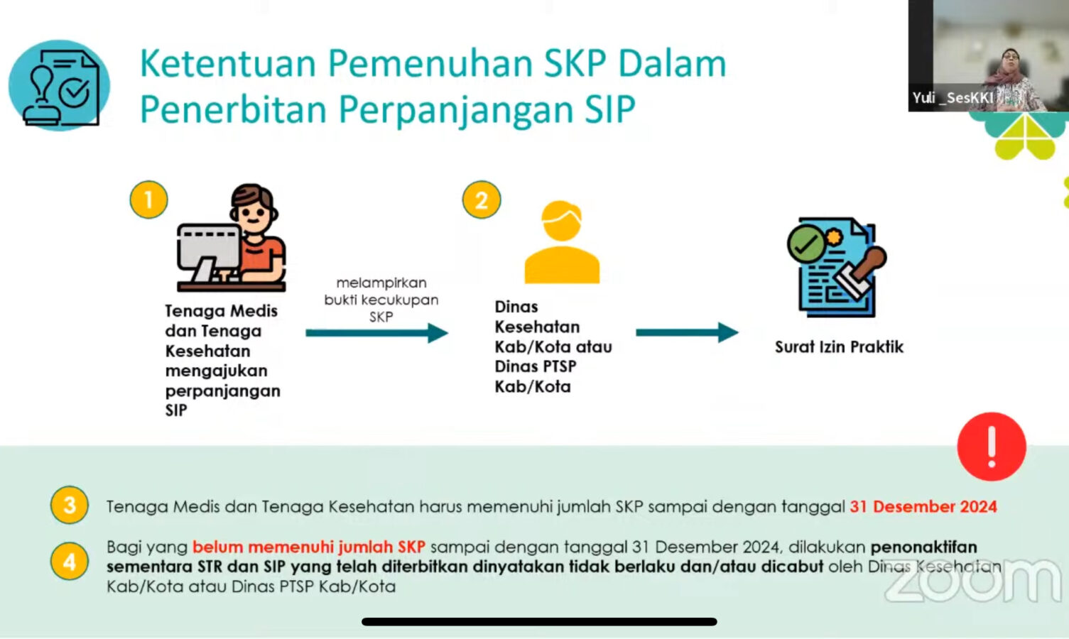 Kemenkes Relaksasi Pemenuhan SKP Perpanjangan SIP Hingga Ahir Tahun 2024, Ini Penjelasannya