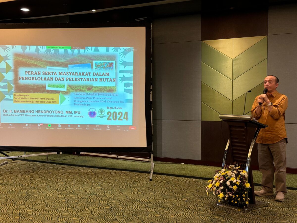 KLHK Sebut Masyarakat Jadi Aktor Penting, Untuk Pengelolaan Hutan Produktif dan Berkelanjutan