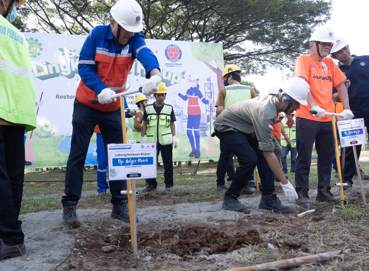 PT.Indocement Gelar Aksi Hijau Dimomen Peringatan Hari Lingkungan Hidup Sedunia 2024
