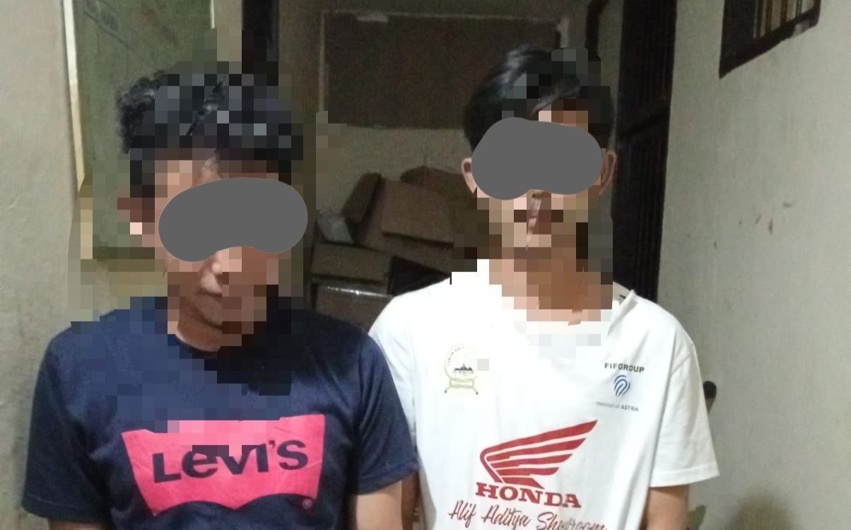 Dua Orang Mencurigakan Yang Viral Di Medsos, Kini Diamankan Polisi di Dramaga Bogor
