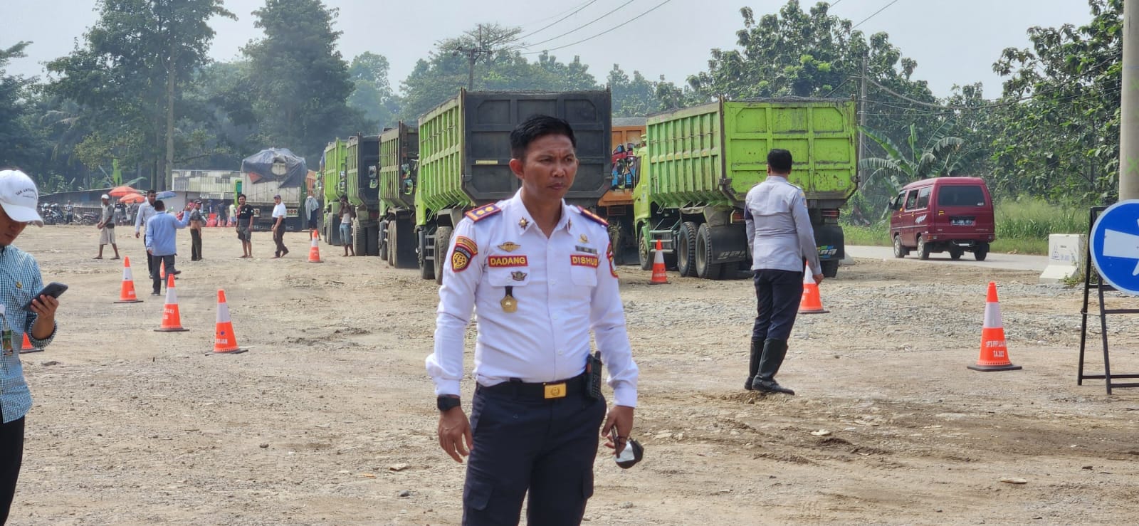 Dishub Kabupaten Bogor Tegaskan Tak Ada Pungli di Kantong Parkir Truk Tambang