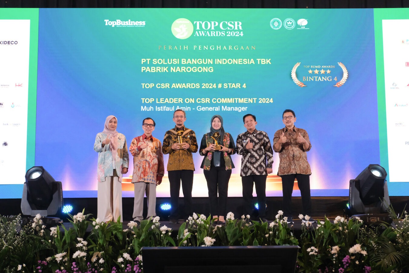 Raih TOP CSR Awards 2024, Ini Penjelasan PT.SBI Narogong Bogor 