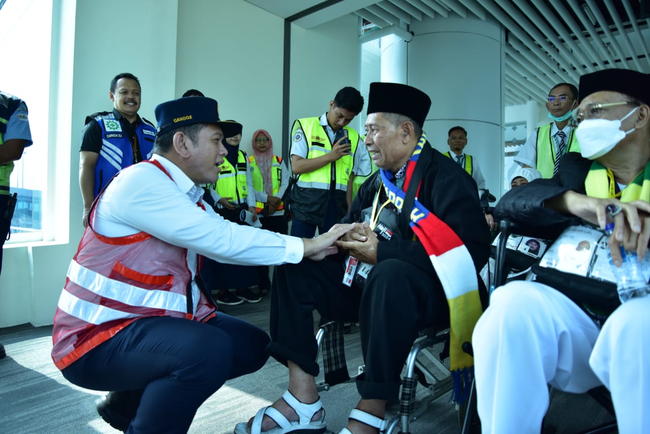 Ditjen Hubud Pastikan Kondusifitas Angkutan Haji di Bandara Internasional Kertajati Majalengka 