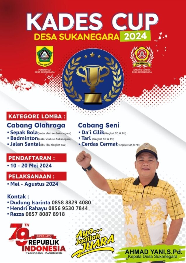 Sambut HJB ke-542 Tahun, Tournamen Kades Cup Hadir di Desa Sukanegara Jonggol