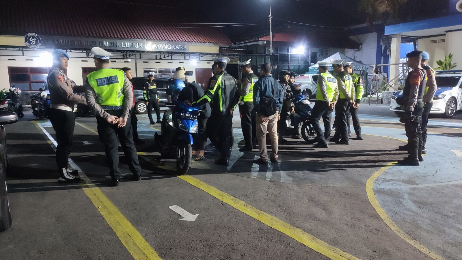 Diduga Akan Balap Liar, Puluhan Motor di Kediri Jawa Timur Diamankan Polisi