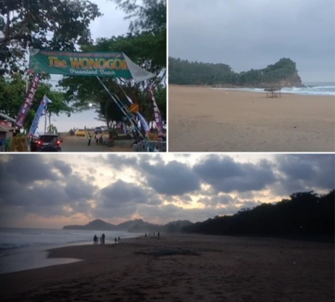Lepas Penat di Pantai Wonogoro Malang Jawa Timur