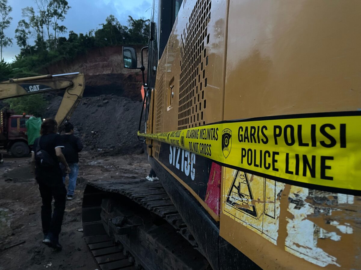 Tambang Diduga Ilegal di Area Gunung Tabur Kalimantan Timur, Polisi Segel dan Amankan 3 Excavator
