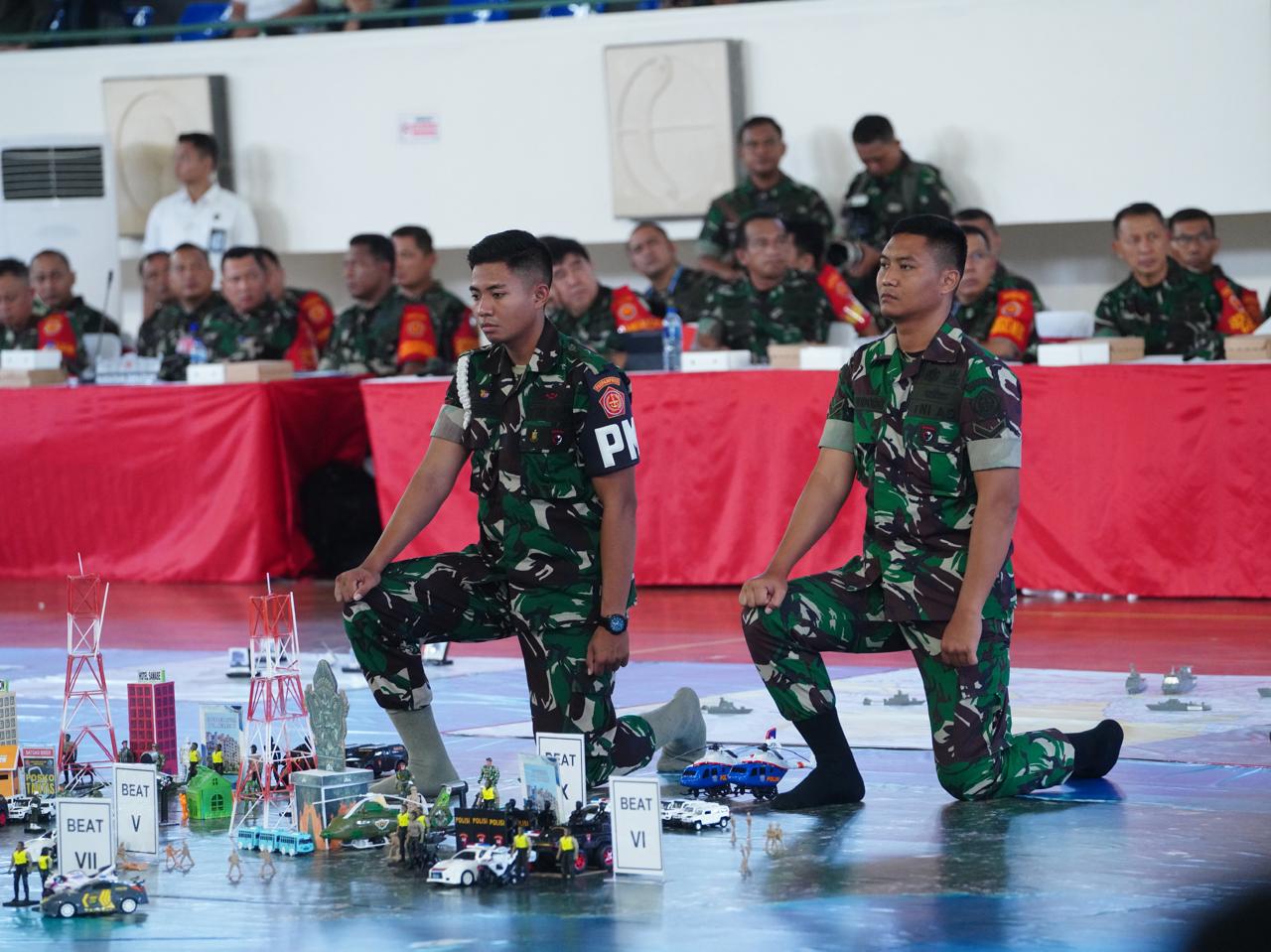 KTT World Water Forum : TNI Gelar Tactical Floor Game di Bali 