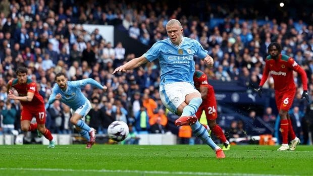 Jamu Wolves, Man City Pesta Gol Dengan Skor 5-1 Pepet Ketat Arsenal di Klasmen 