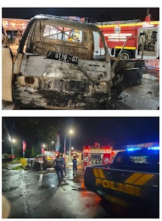 Polisi Selidiki Tragedi Mobil Pengangkut BBM Yang Terbakar di Bogor