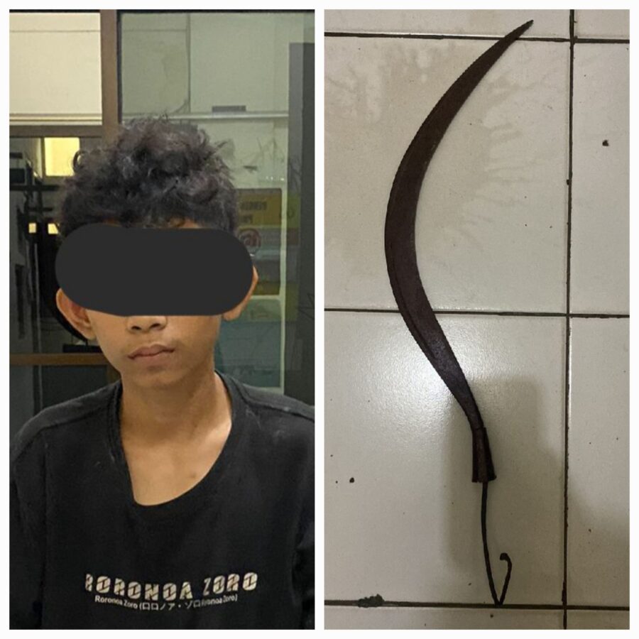 Polisi Amankan Bocah 15 Tahun Terduga Tawuran dengan Sajam