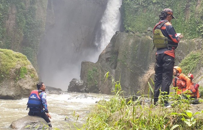 Pencarian Orang Hanyut di Sungai Ciaruteun Bogor Masuki Hari Ke-6