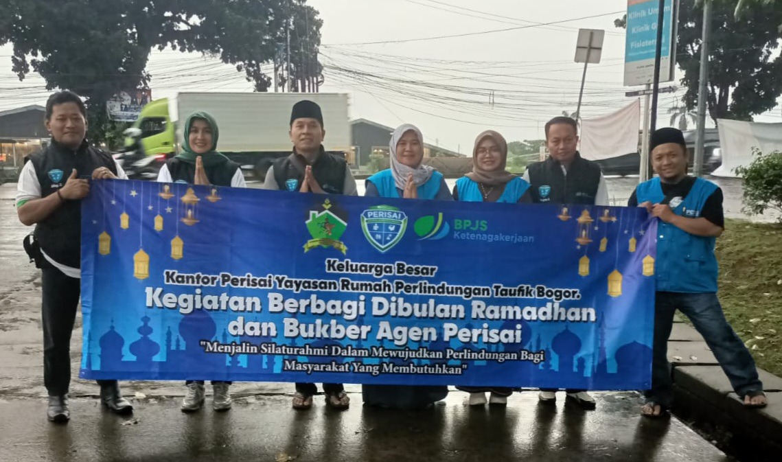 Safari Ramadhan, Agen Perisai BPJSTK Cabang Kota Bogor Gelar Bukber Hingga Berbagi Sesama 