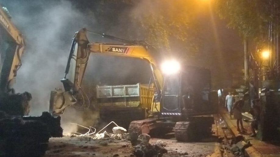 Diguyur Hujan, Tebing Underpass Alternatif Sentul Bogor Jebol